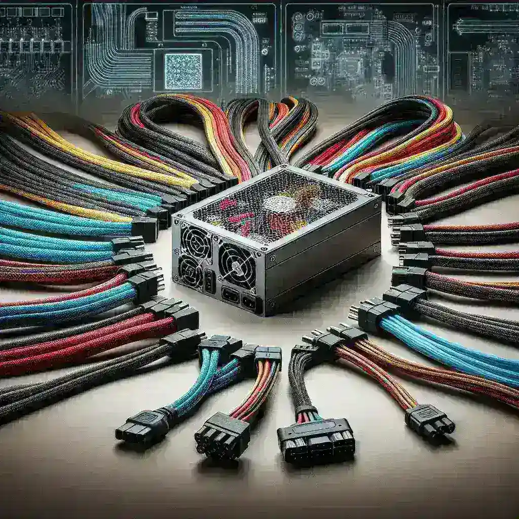 Dapatkah saya mencampur kabel catu daya modular dari berbagai merek?